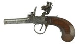 "Pair of Double Barrel Flintlock Pocket Pistols (AH5593)" - 2 of 11