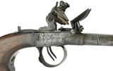 "Pair of Double Barrel Flintlock Pocket Pistols (AH5593)" - 9 of 11