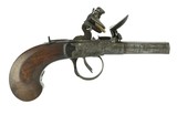 "Pair of Double Barrel Flintlock Pocket Pistols (AH5593)" - 3 of 11