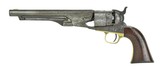 "Cased Colt 1860 Civilian Army Revolver (C16158)" - 6 of 10