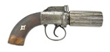 Cased British Pepperbox by James Woodward (AH5596) - 5 of 10