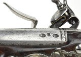 Pair of Georgian Period Silver Mounted English Officers Pistols by Griffin & Tow of London (AH5628) - 4 of 10