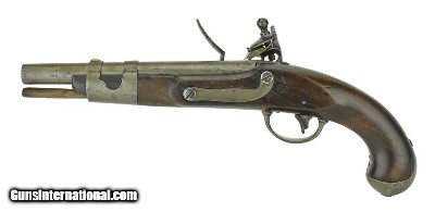 "U.S Model 1816 Flintlock Pistol by S. North (AH5633)"