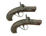 "Very Fine Deluxe Henry Derringer Pair Marked N. Curry (AH4518)" - 1 of 8