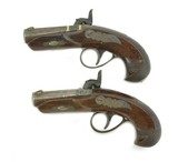 "Very Fine Deluxe Henry Derringer Pair Marked N. Curry (AH4518)" - 7 of 8