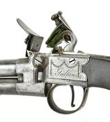 Pair of English Tap Action Over/Under Barrels Flintlock Pistols (AH5646) - 10 of 10