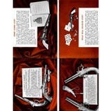 "Rare Pair of Massive 4 Barrel Rotating Cluster Flintlock Pistols (AH5706)" - 16 of 17