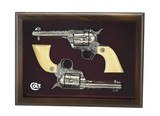 Consecutive Pair of Engraved Colt Single Action Army .45LC (C16443) - 1 of 10