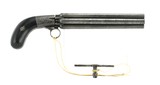 "Rare Mariette Brevette Six Shot Ring Trigger Revolver (AH5717)" - 3 of 4
