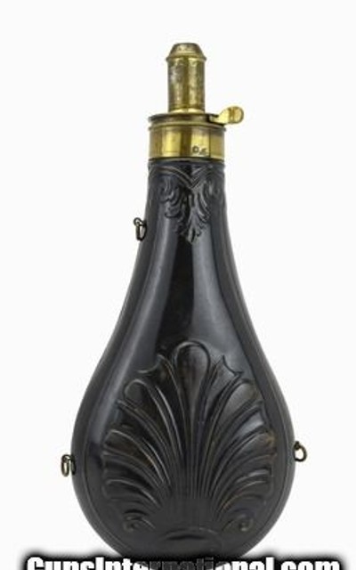 "Very Fine Large Shotgun Flask (MIS1293)"