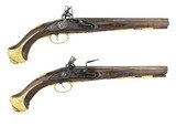 "Beautiful Pair of Austrian Flintlock Pistols. (AH5813)" - 1 of 7