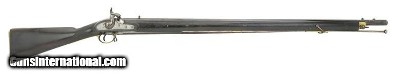 "Unusual English Percussion Musket with Attached Rest (AL5184)"