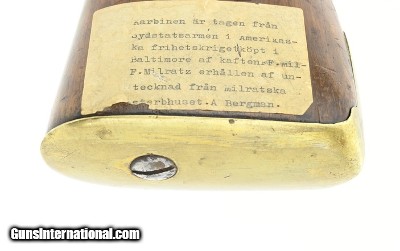 "Unusual Percussion Carbine with Confederate Attribution (AL5221)" - Image 8 of 10