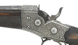 "Engraved Gold and Silver Inlaid Single Shot Rolling Block Spanish Shotgun by Felipe Galbarsoro of Eibar (AS29)" - 7 of 13