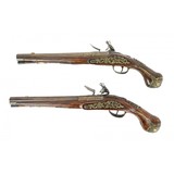 "Fine Pair of English Flintlock Pistols (AH5778)" - 20 of 20
