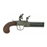 "Rare British 3 Barrel Tap Action Flintlock Pistol by Twigg (AH5168)" - 1 of 5