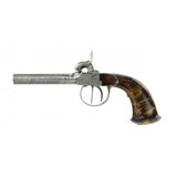"Belgian Percussion Side by Side Double Barrel Percussion Pistol (AH4771)" - 7 of 7