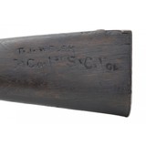 "Identified Confederate Percussion Model 1840 Musket (AL5335)" - 3 of 9