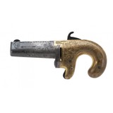 "Factory Engraved National Arms 1st Model Derringer (AH5886)" - 5 of 5