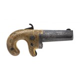 "Factory Engraved National Arms 1st Model Derringer (AH5886)" - 1 of 5