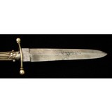 "English Spear Point Cutlery Handle Bowie Knife (K923)" - 6 of 6