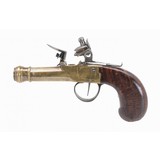 "Cannon Barrel Flintlock Muff Pistol (AH6244)" - 2 of 3