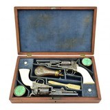 "Beautiful Double Cased Set of Factory Engraved Colt 1849 Pocket Revolvers (C14625)" - 10 of 10