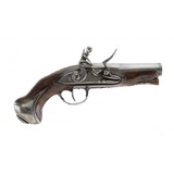 "Beautiful French Flintlock .50 Caliber Pocket Pistol (AH5913)" - 1 of 5