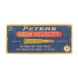 "Peters .348 High Velocity 150 Grain Vintage Ammunition (AM34)" - 1 of 4