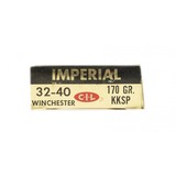 "CIL Imperial .32-40 Winchester 170 Grain Vintage Ammunition (AM30)" - 2 of 4
