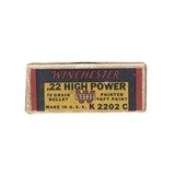 "Winchester Super Speed .22 High Power 70 Grain Vintage Ammunition (AM17)" - 4 of 4