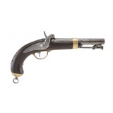 "French Naval and Marine Model 1837 Percussion Pistol (AH6403)" - 1 of 6