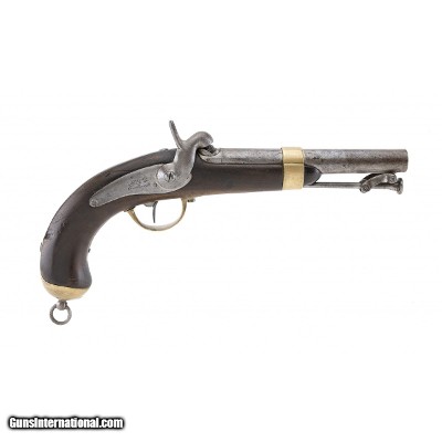 "French Naval and Marine Model 1837 Percussion Pistol .60 Cal (AH6403)"