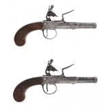"Pair of Flintlock Pistols By Barbar (AH6341)" - 1 of 11