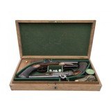 "Wilkinson & Sons Pair of Side By Side Percussion Pistols (AH6382)" - 1 of 13