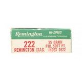 "Remington Kleanbore .222 Remington Mag. 55 Grain Vintage Ammunition (AM59)" - 3 of 3