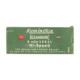 "Remington Kleanbore 8mm Lebel 170 Grain Vintage Ammunition (AM70)" - 1 of 3