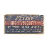 "Peters .32 Winchester 170 Grain Vintage Ammunition (AM75)" - 1 of 3