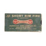"Remington Kleanbore Dog Bone .41 Short R.F. Vintage Ammunition (AM69)" - 1 of 3