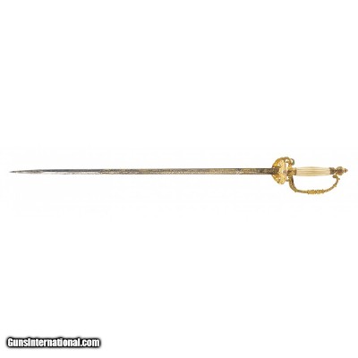 "Beautiful Presentation Model 1860 Staff & Field Sword (SW1307)"