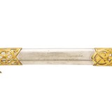 "Beautiful Model Ames 1872 Deluxe Presentation Sword to Lieutenant James Pierce, Paymaster National Lancers Boston (SW1314)" - 3 of 8