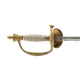"Beautiful 1860 Staff & Field Presentation Sword to Surgeon General of Connecticut (SW1304)" - 5 of 8