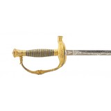 "Beautiful Staff & Field Presentation Sword with Whistle Guard (SW1374)" - 5 of 8