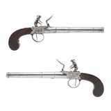 "Pair of Queen Anne Turnoff Barrel Pistols (AH6332)" - 1 of 9