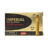 "CIL Imperial .32-40 Winchester 170 Grain Vintage Ammunition (AM30)" - 1 of 4