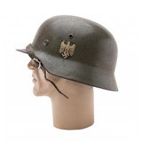 "German M35 Double Decal Heere Helmet (MM1378)" - 4 of 6