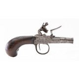 "English Flintlock Muff Pistol (AH5932)" - 1 of 6