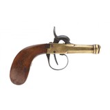 "Belgian Cannon Muzzle Percussion Muff Pistol (AH6050)" - 1 of 4