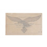 "German WWII Luftwaffe Decal Unissued (MM1396)" - 2 of 2