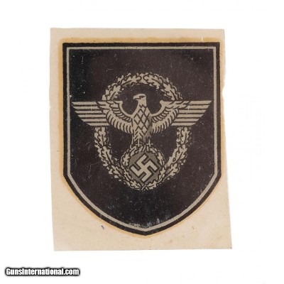"German WWII Police Decal Unissued (MM1395)"